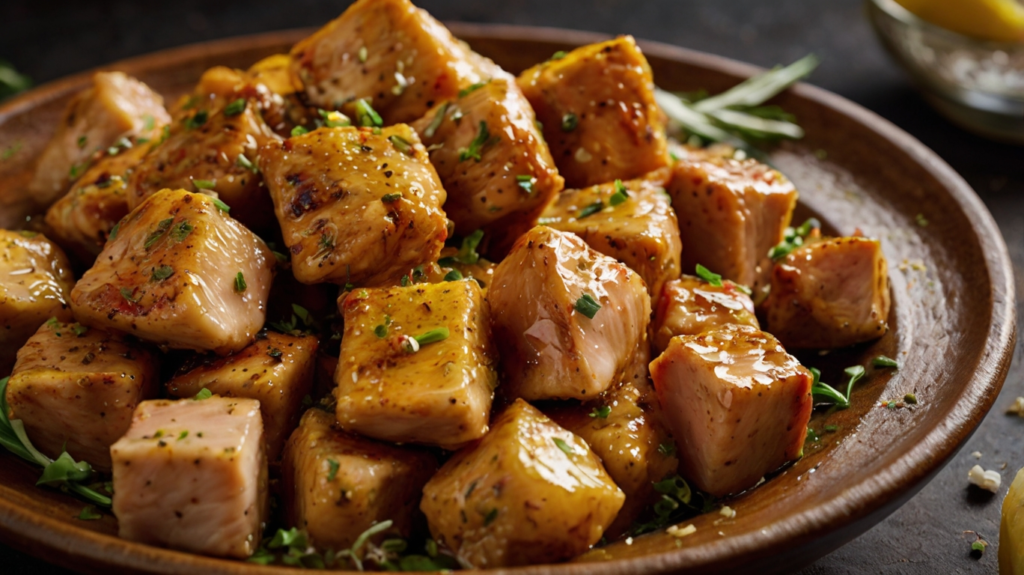 Irresistible Moroccan Chicken Brochettes Recipe 6 Key spices and ingredients for Moroccan chicken brochettes marinade with fresh chicken thighs.