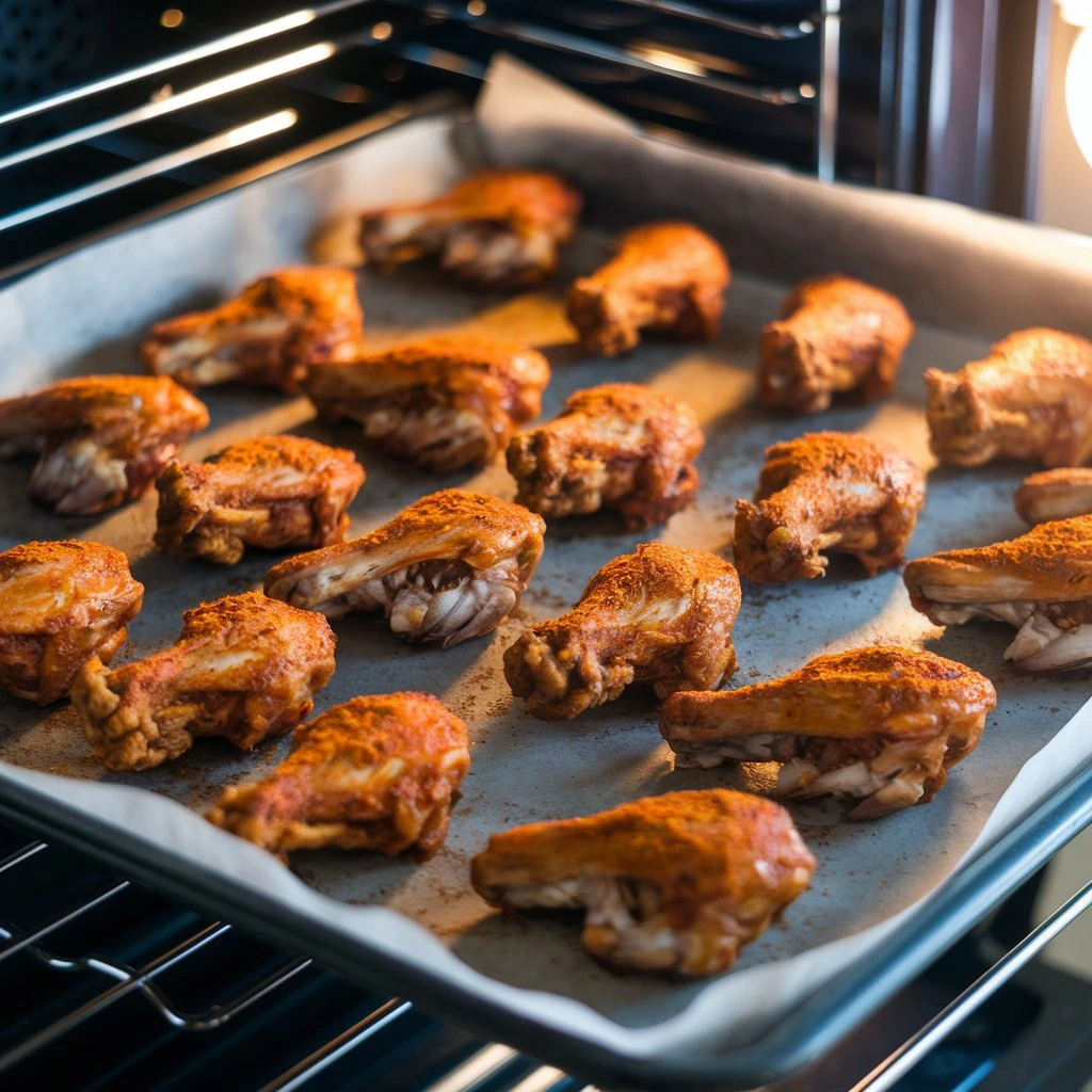 Moroccan Spiced Chicken Wings: The Ultimate Recipe for Flavorful Perfection 6 a photo of a tray of moroccan spiced www.moroccaneats.com
