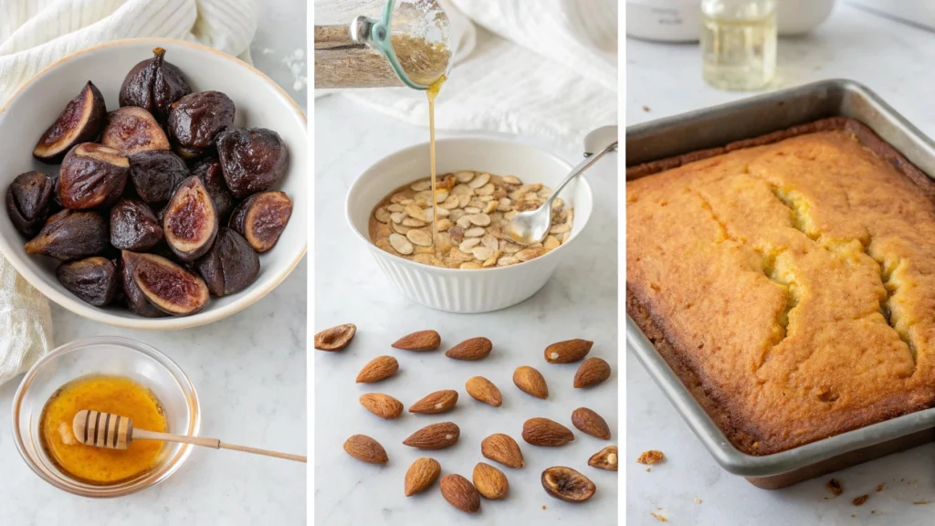 Moroccan Fig and Almond Cake Recipe: 7 Tips for the Perfect Bake 9 Step-by-step baking tips for Moroccan fig and almond cake.