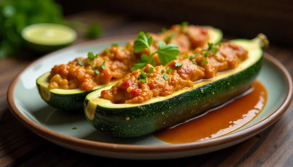 Delicious Moroccan Stuffed Zucchini – A Flavorful Delight 7 freepik the style is candid image photography with natural 54846 www.moroccaneats.com
