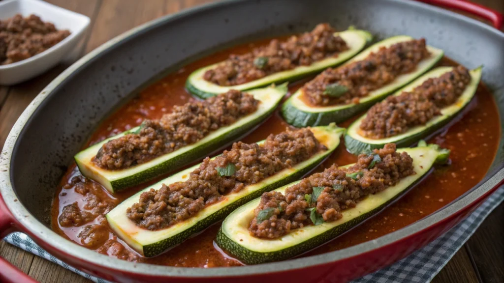 Delicious Moroccan Stuffed Zucchini – A Flavorful Delight 8 Moroccan Stuffed Zucchini