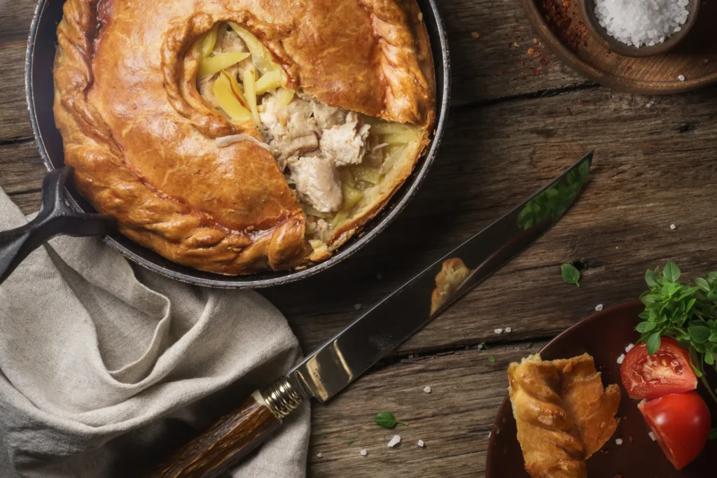 Moroccan Quiche with Chicken and Spices : A Unique Twist on a Classic Dish 8 8 www.moroccaneats.com