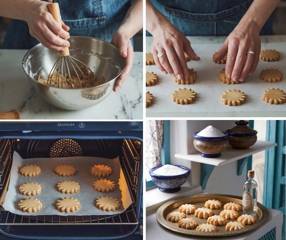 Easy Moroccan Orange Blossom Cookies Recipe: Soft, Buttery & Aromatic 5 Food Promo Facebook Post www.moroccaneats.com