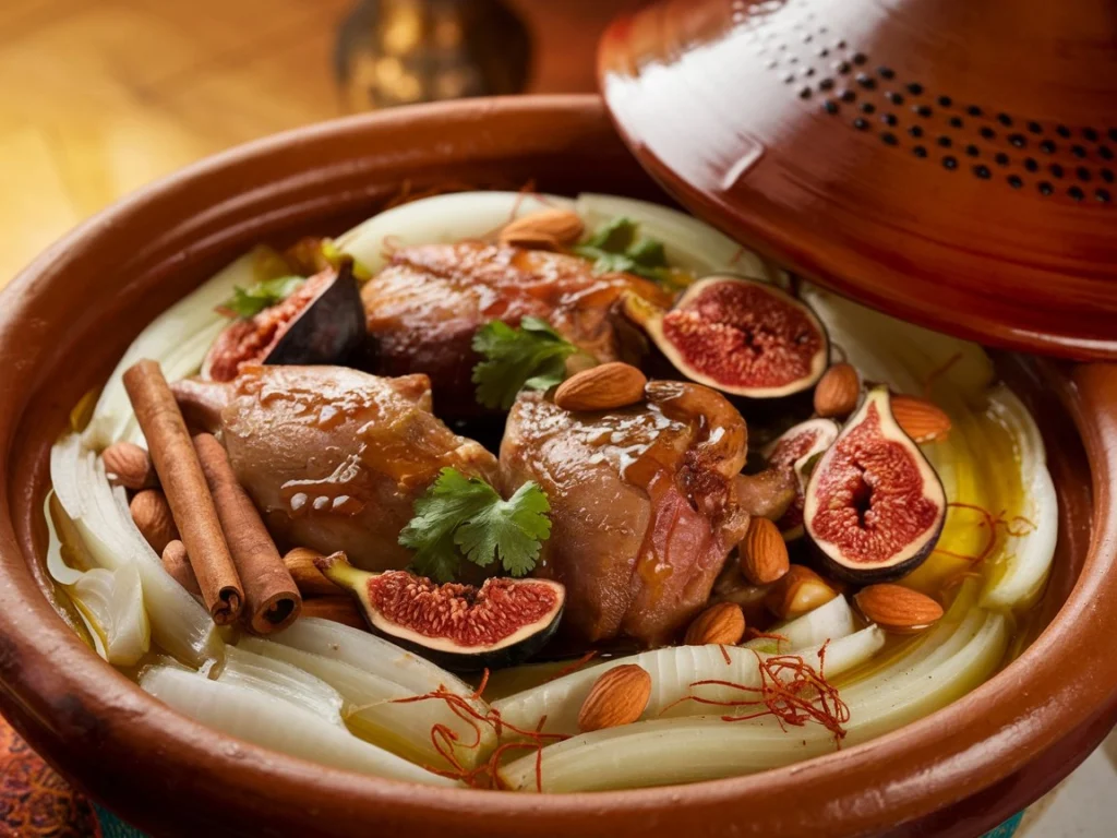 a photo of a moroccan duck tagine with f lu0fI7WdQNKnJ1DU7hKEsA gWDQK0UBStOwWaIVezwlVQ ezgif.com jpg to webp converter www.moroccaneats.com
