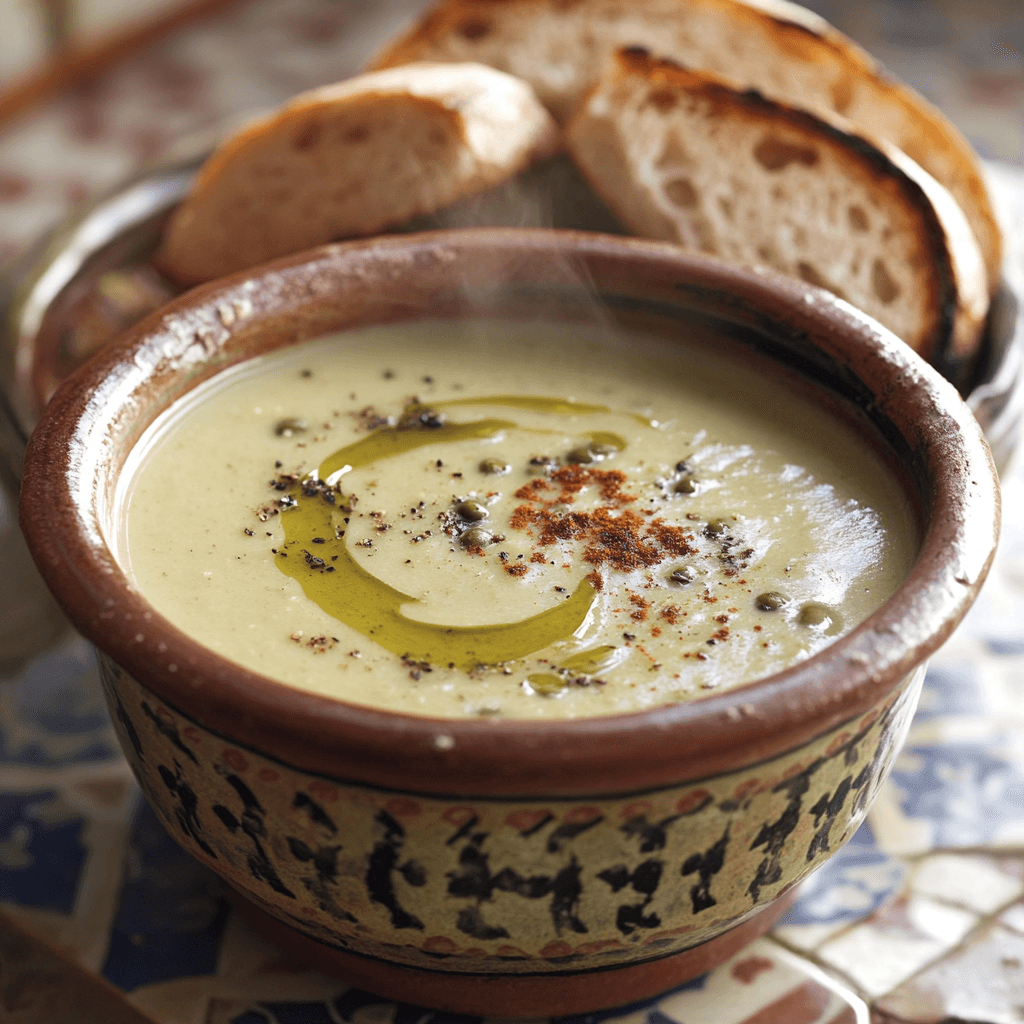 What Moroccan People Eat for Breakfast: Discover Moroccan Meals 5 u1416823846 Create an image of a traditional Moroccan Bissara 788e1363 2a3c 484c 92c8 db5f8a132658 2 www.moroccaneats.com