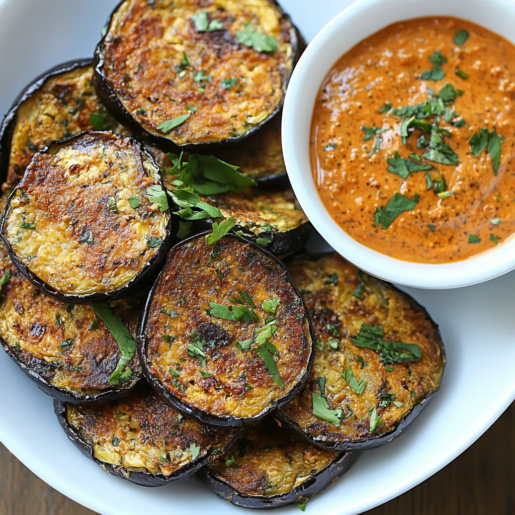 Mouthwatering Moroccan Eggplant Chips – So Crunchy! 8 A vibrant Moroccan meal featuring crispy eggplant chips served with tagine, couscous, and flavorful dips like harissa, tzatziki, and zaalouk.