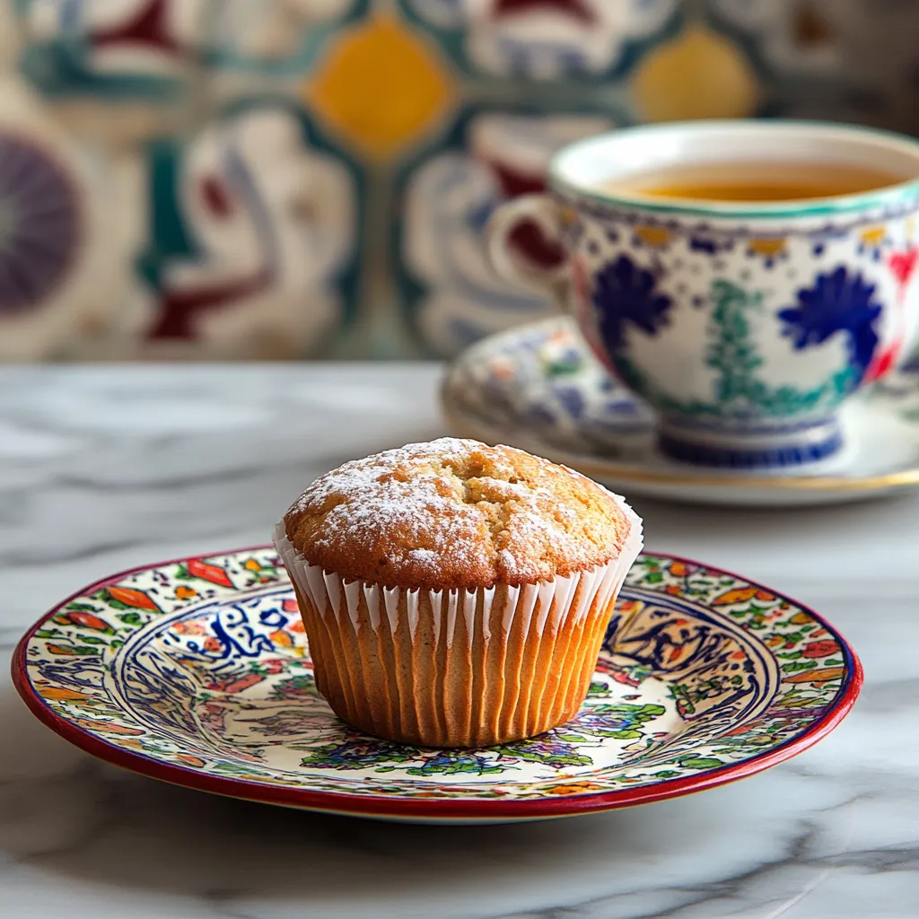 How to Make Perfect Moroccan Apricot and Almond Muffins at Home 7 Moroccan Apricot and Almond Muffin with mint tea.