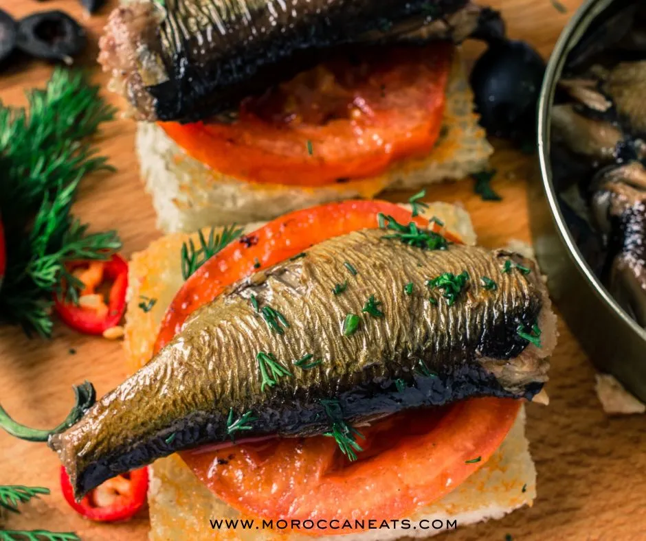 Spicy Moroccan Sardine Sandwich Recipe-Simply Irresistible 9 5 www.moroccaneats.com