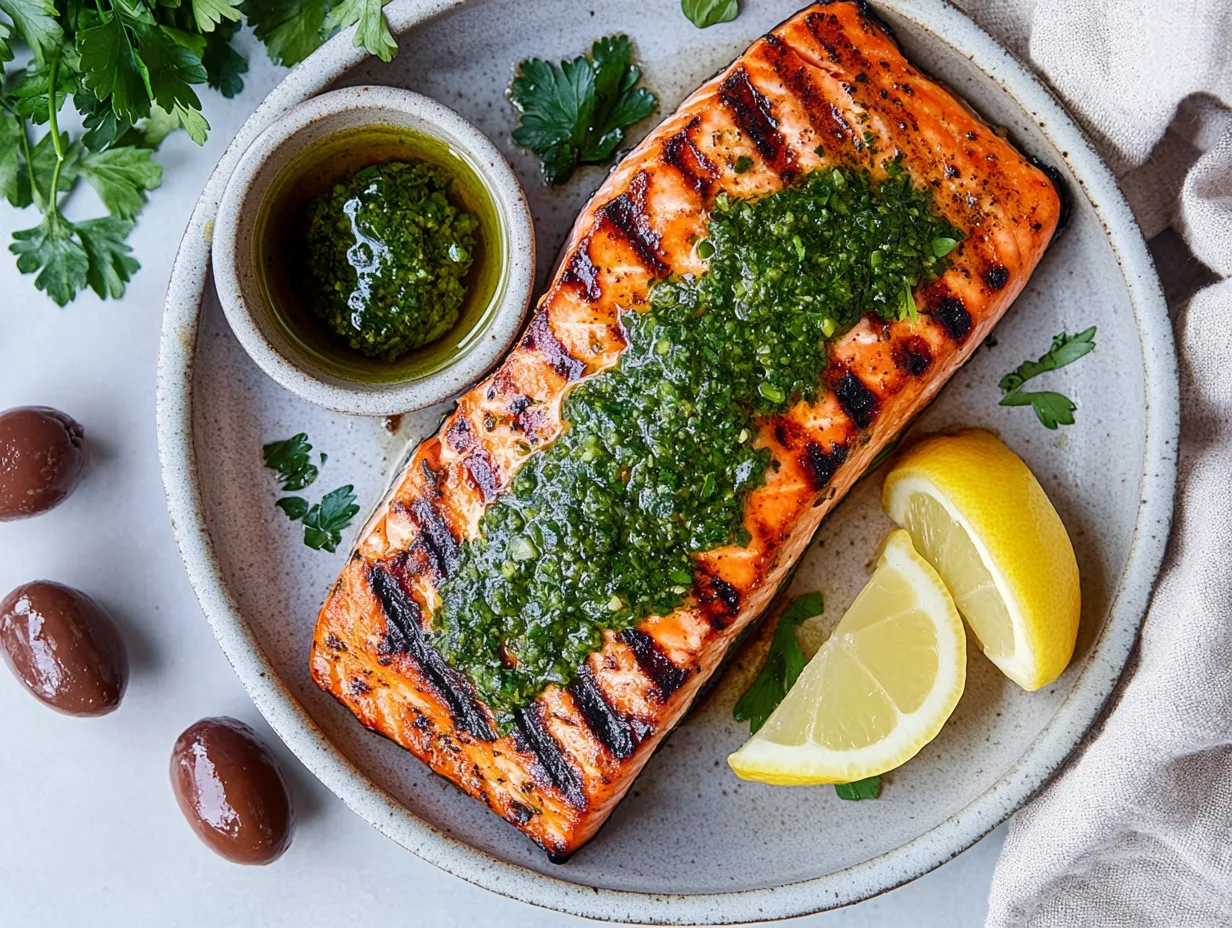 u1416823846 A perfectly grilled salmon fillet brushed with vi 44cff451 23fc 4fa3 85e7 7efbc17846fb 3 www.moroccaneats.com