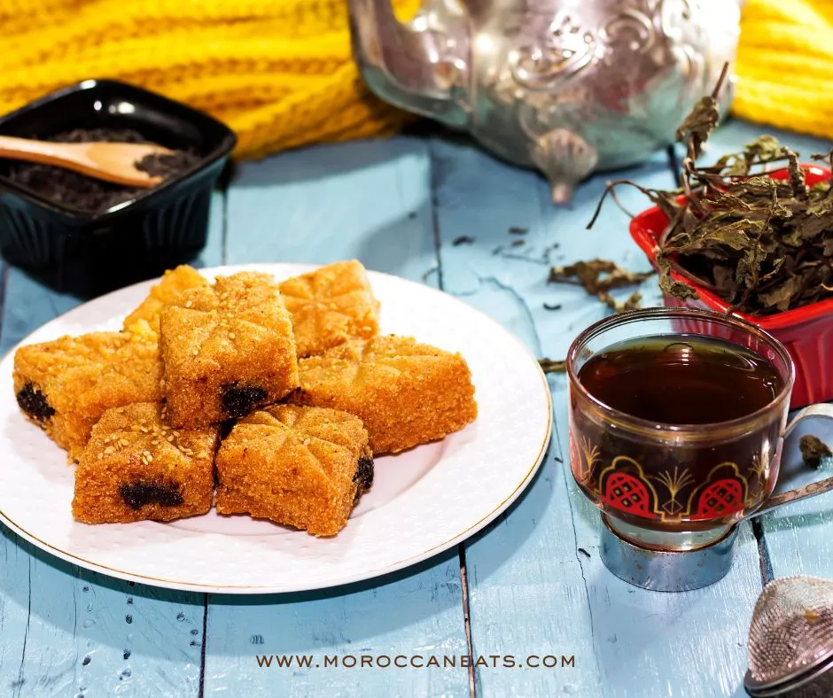 Makrout: Delectable Moroccan Date Pastry You’ll Adore 6 Makrout served with Moroccan mint tea and beautifully packaged for gifting.