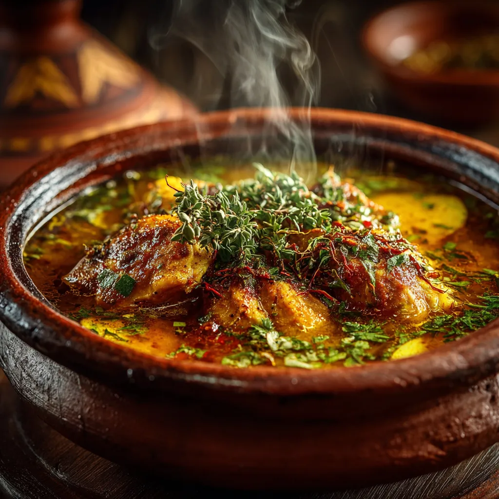 Moroccan Saffron and Chicken Soup Recipe Truly Magical 4 chicken soup