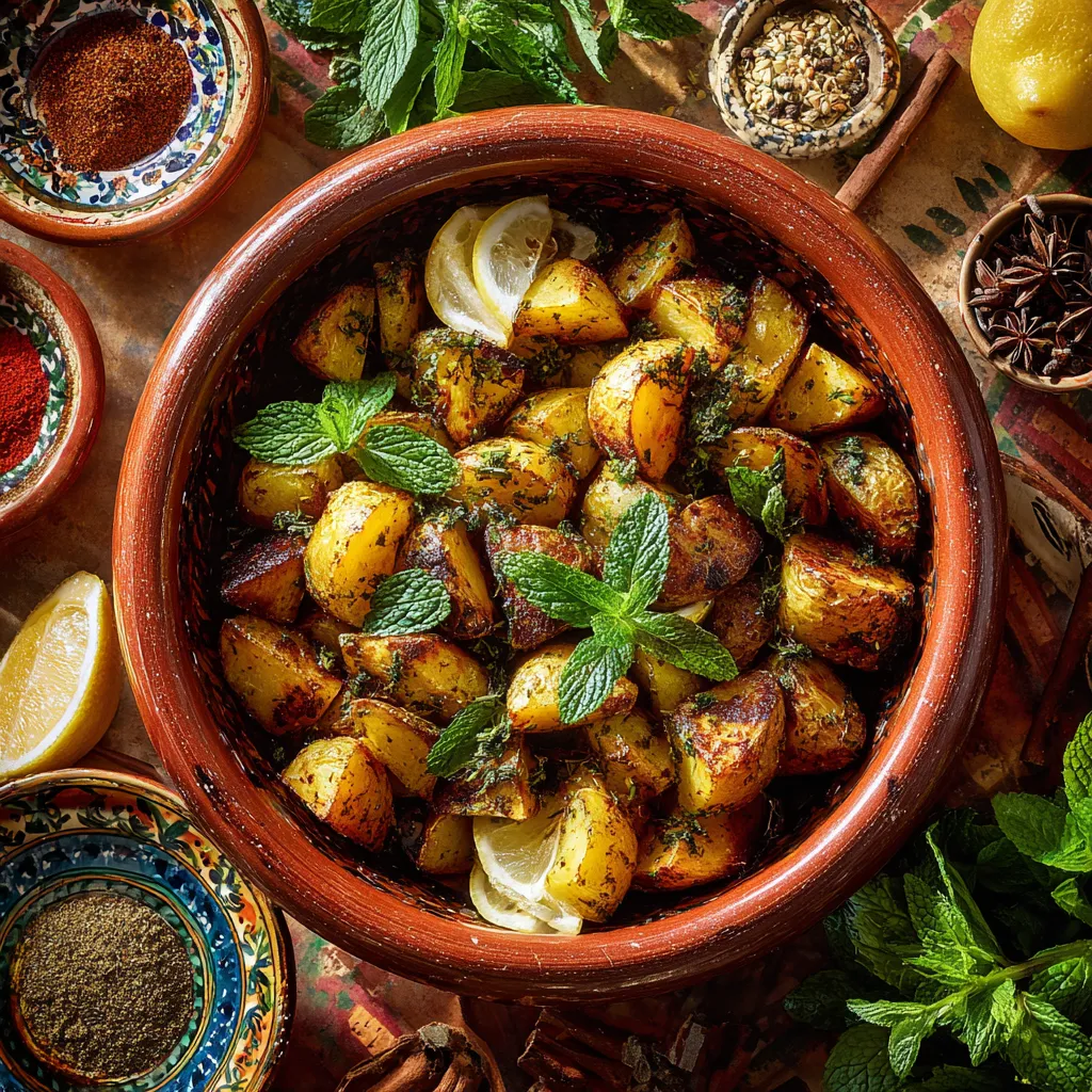 u1416823846 Styled overhead shot of Moroccan Mint and Lemon R f61e3a74 b91e 4abe a493 ddb972d95ab3 2 www.moroccaneats.com