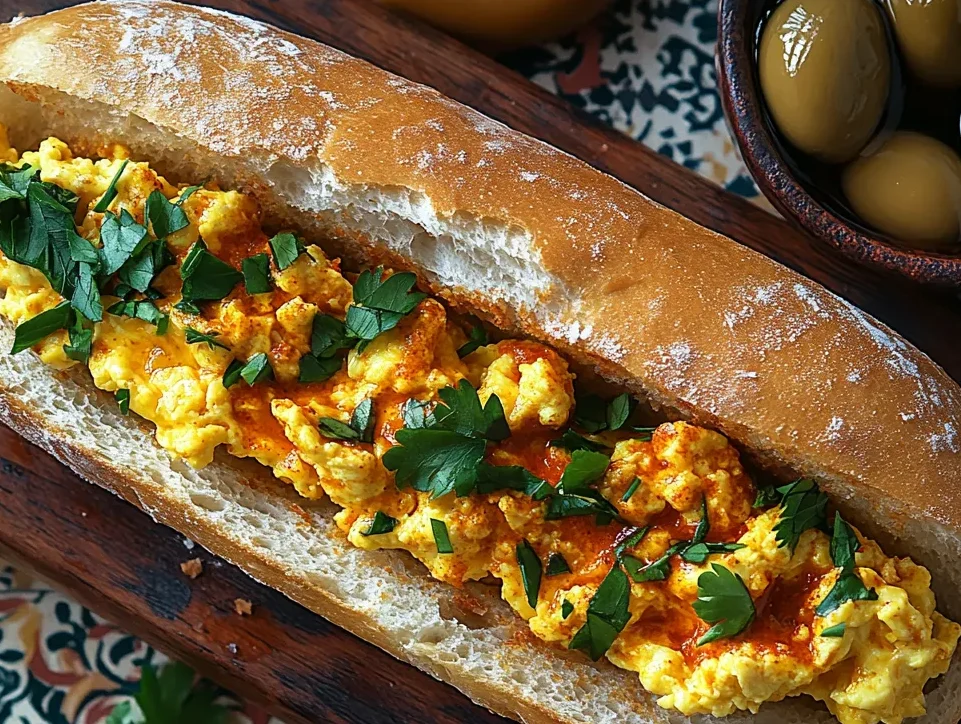 Moroccan Egg and Harissa Sandwich Recipe That Wows 2 u1416823846 Top down view of a Moroccan egg and harissa sandw bc45509e 37c6 46f3 bc17 a496369641e4 1 edited www.moroccaneats.com