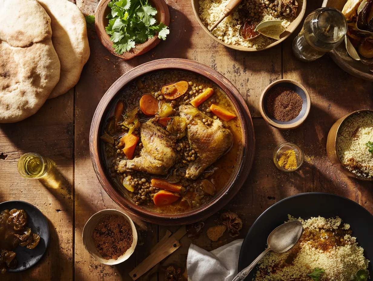 u1416823846 A beautifully styled Moroccan dinner scene featur 27ea87a9 bdc7 42e6 87ee 7fd1b54ac508 0 www.moroccaneats.com