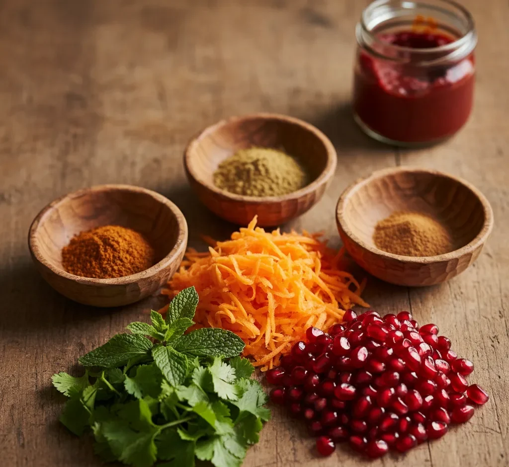 Moroccan Spiced Carrot and Pomegranate Salad: Shocking Boost 4 Gemini Generated Image 4a6ht64a6ht64a6h e1760979679802 www.moroccaneats.com