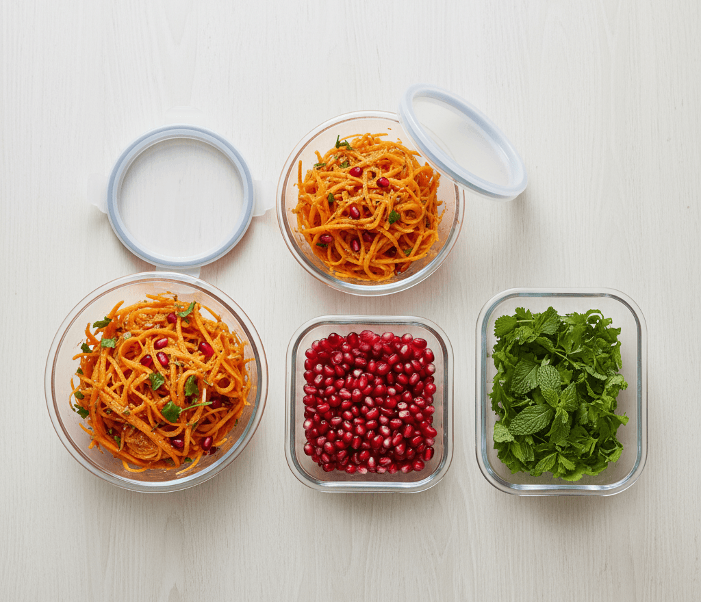 Moroccan Spiced Carrot and Pomegranate Salad: Shocking Boost 7 Gemini Generated Image wi170lwi170lwi17 e1760979759760 www.moroccaneats.com
