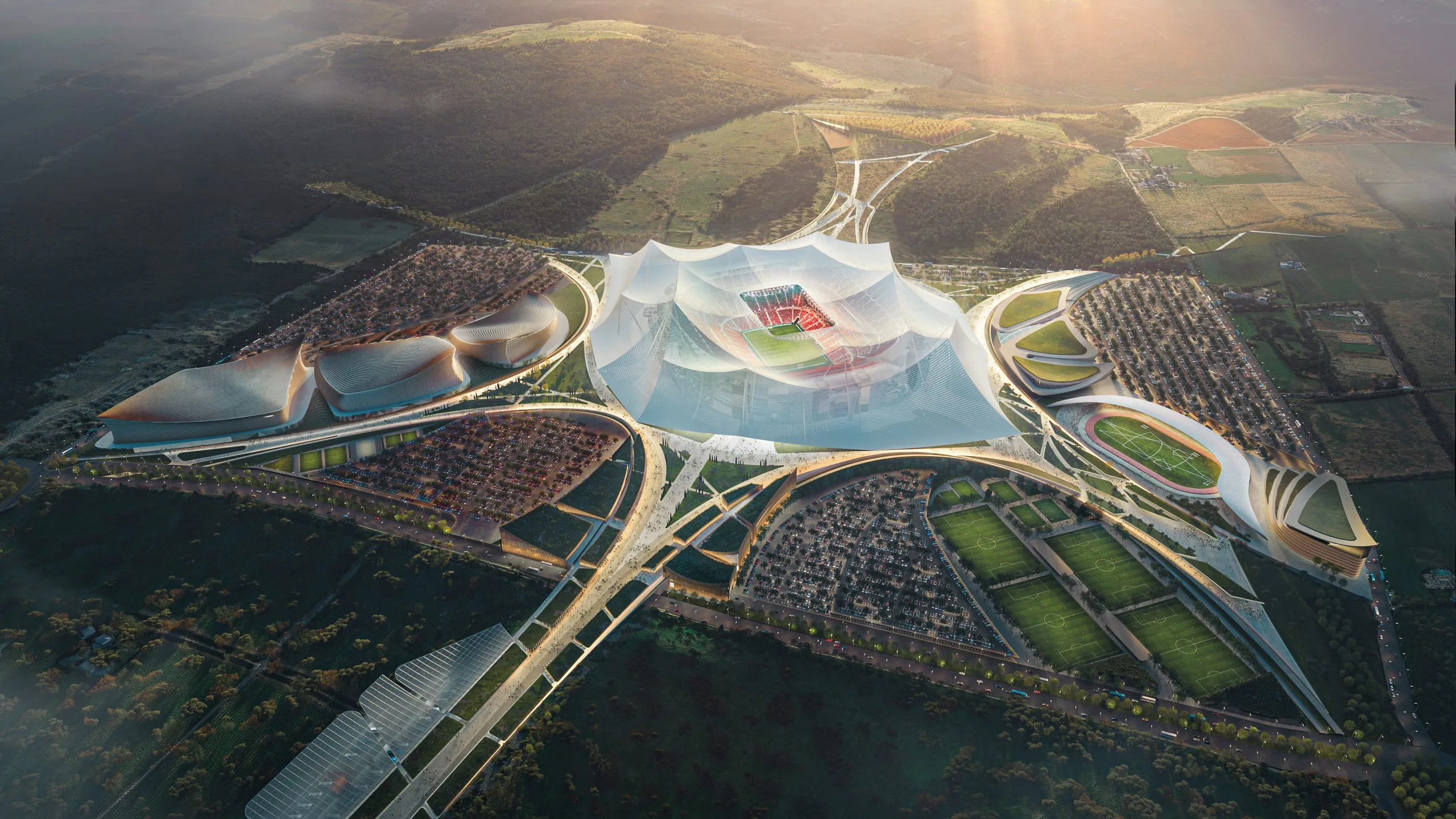 Morocco Launches Construction of Hassan II Stadium with 320 Million Budget www.moroccaneats.com