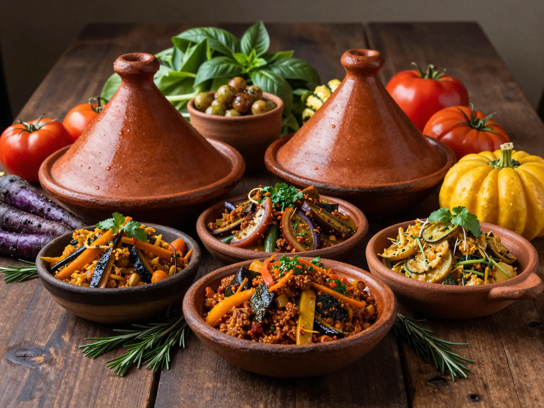 Hearty Moroccan dish of vegetables with traditional seasoning Magic 8 Traditional vegetable dishes influenced by regional cooking cultures