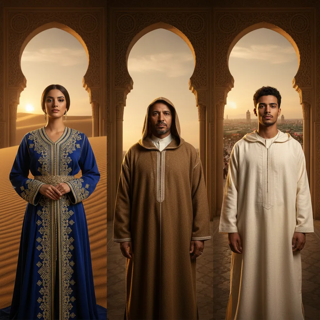 The Stunning Secrets of Moroccan Style(Djellaba, caftan, Gandoura) 3 Gemini Generated Image yohefsyohefsyohe 1 www.moroccaneats.com