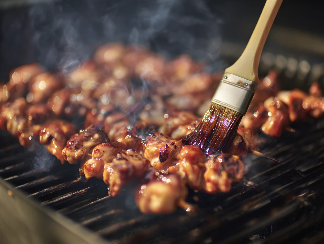 Juicy Mini Chicken Yakitori Skewer Perfection 7 u1416823846 Action shot of mini chicken yakitori skewers gril a6372b36 1dbd 460a 9f11 d8dd1f65ed64 0 www.moroccaneats.com