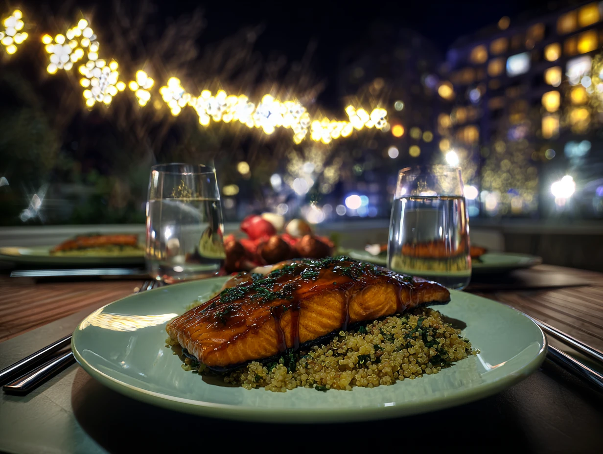 Amazing Harissa Honey-Glazed Salmon with Chermoula Quinoa 4 u1416823846 Harissa Honey Glazed Salmon with Chermoula Quinoa 254180b1 5e05 43ea b9bb ffc62b5d0202 0 www.moroccaneats.com