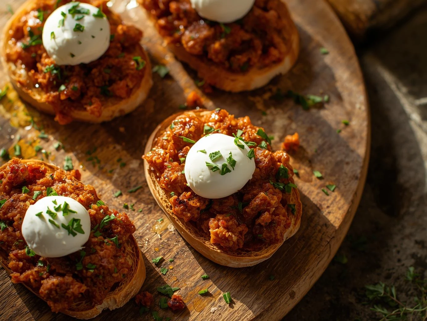 Zaalouk Bruschetta with Burrata: Stunning Flavor Fusion 3 kmlll www.moroccaneats.com