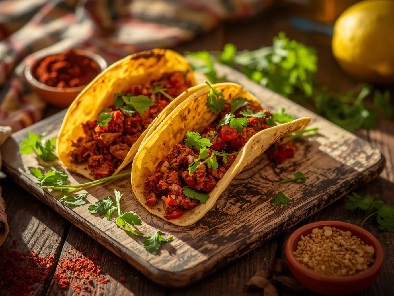 Msemen Tacos with Spiced Chicken: Best Street Treat 3 look www.moroccaneats.com