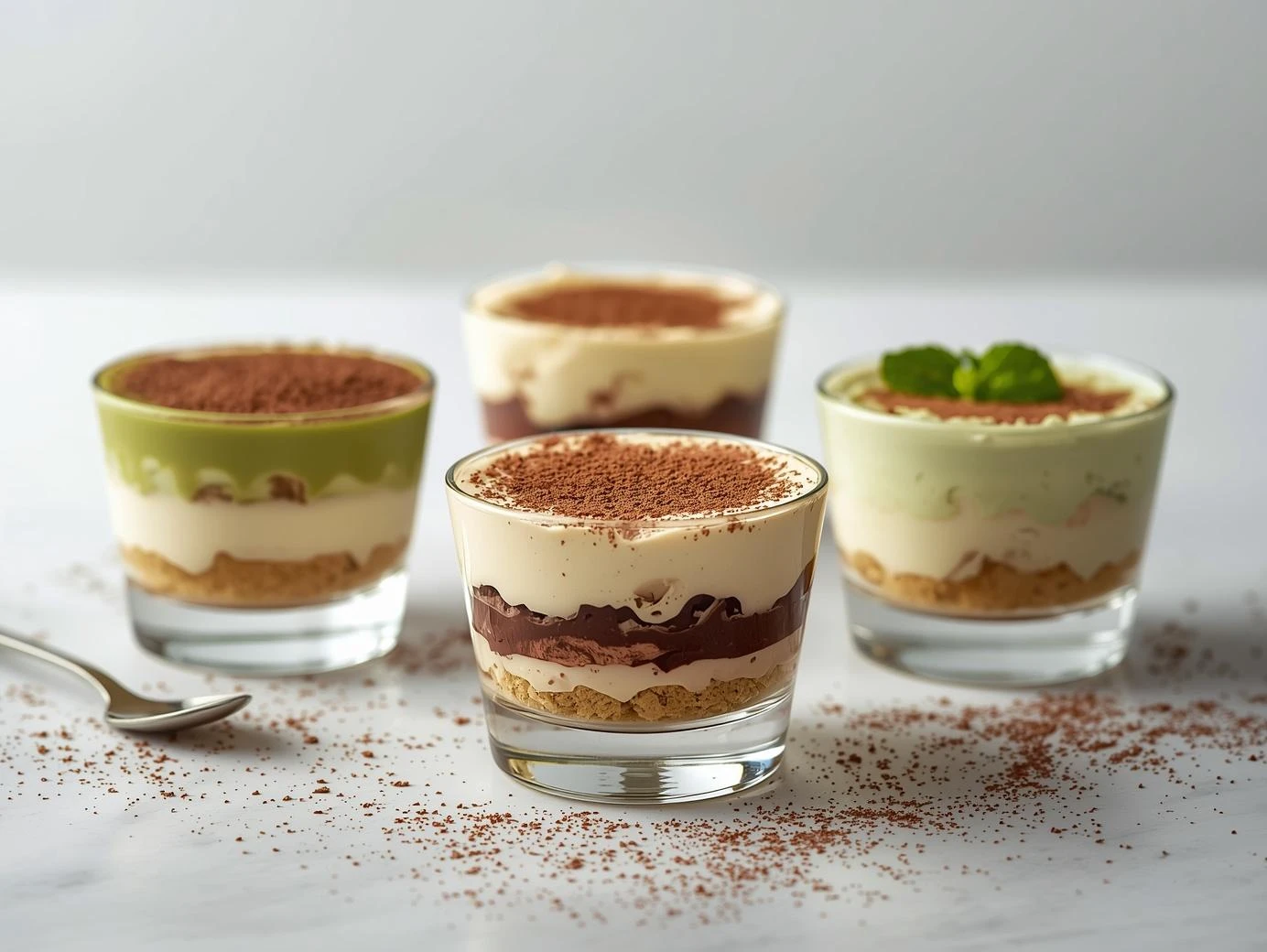 Matcha Mint Moroccan Tea Tiramisu You Can’t Resist 6 okml www.moroccaneats.com
