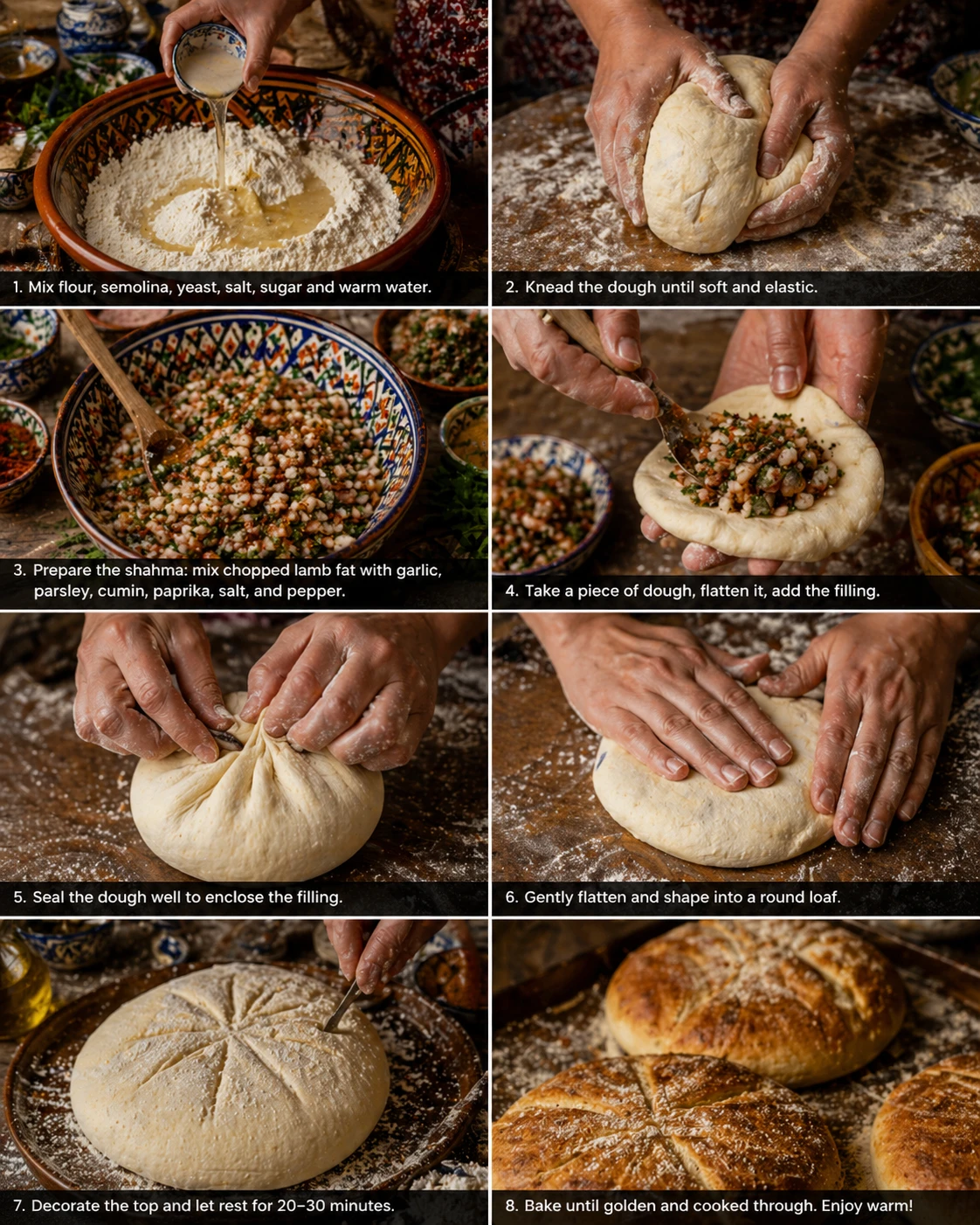 Moroccan Khobz b’Shahma: Best Traditional Recipe 5 Moroccan Khobz b Shahma traditional bread recipe