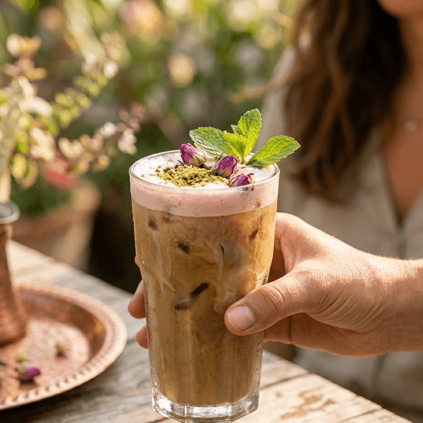 Moroccan Iced Coffee with Cardamom & Rose Ultimate Refreshment 9 Gemini Generated Image 8rmxdf8rmxdf8rmx edited www.moroccaneats.com