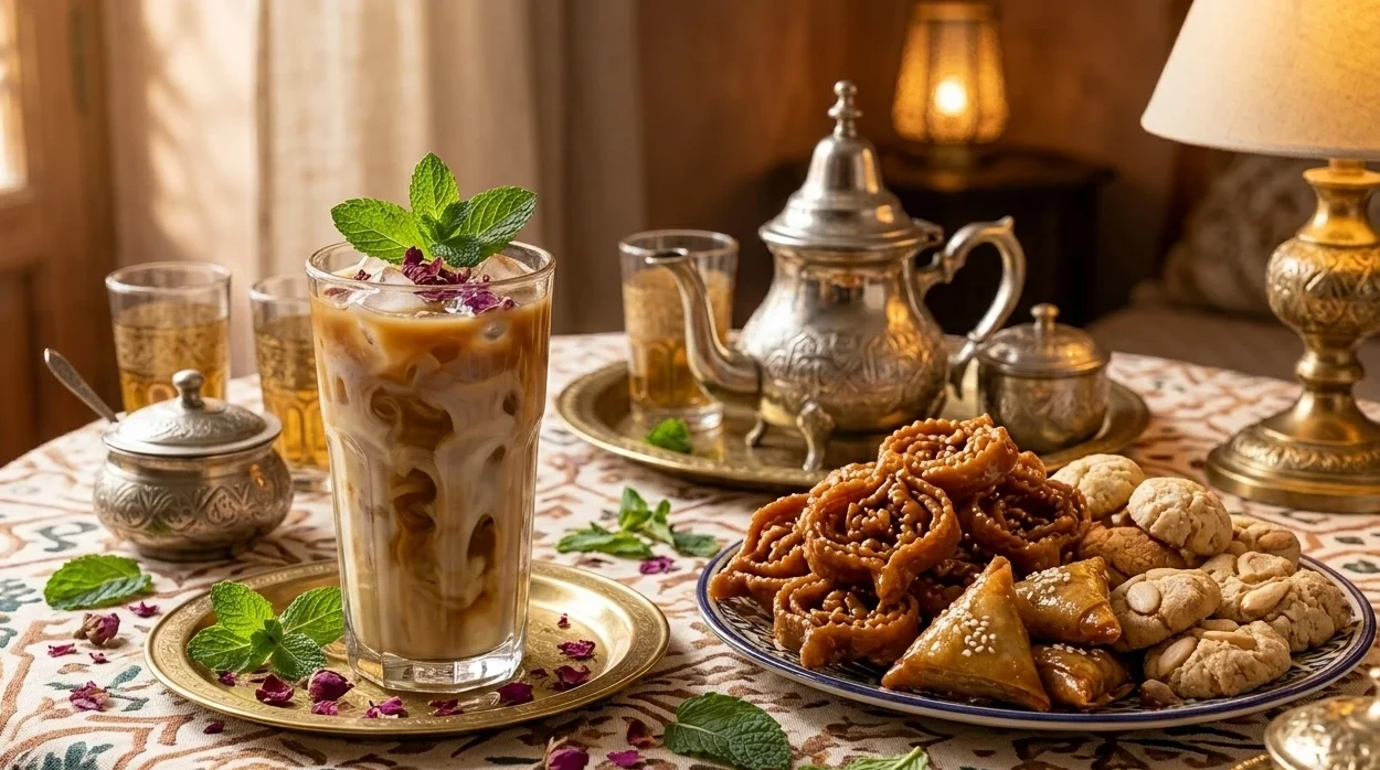 Moroccan Iced Coffee with Cardamom & Rose Ultimate Refreshment 8 Gemini Generated Image tc51d1tc51d1tc51 edited www.moroccaneats.com