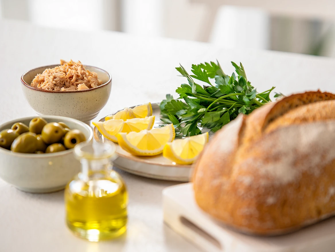 Tuna, Olive & Preserved Lemon Sandwich That Tastes Incredible 3 tuna