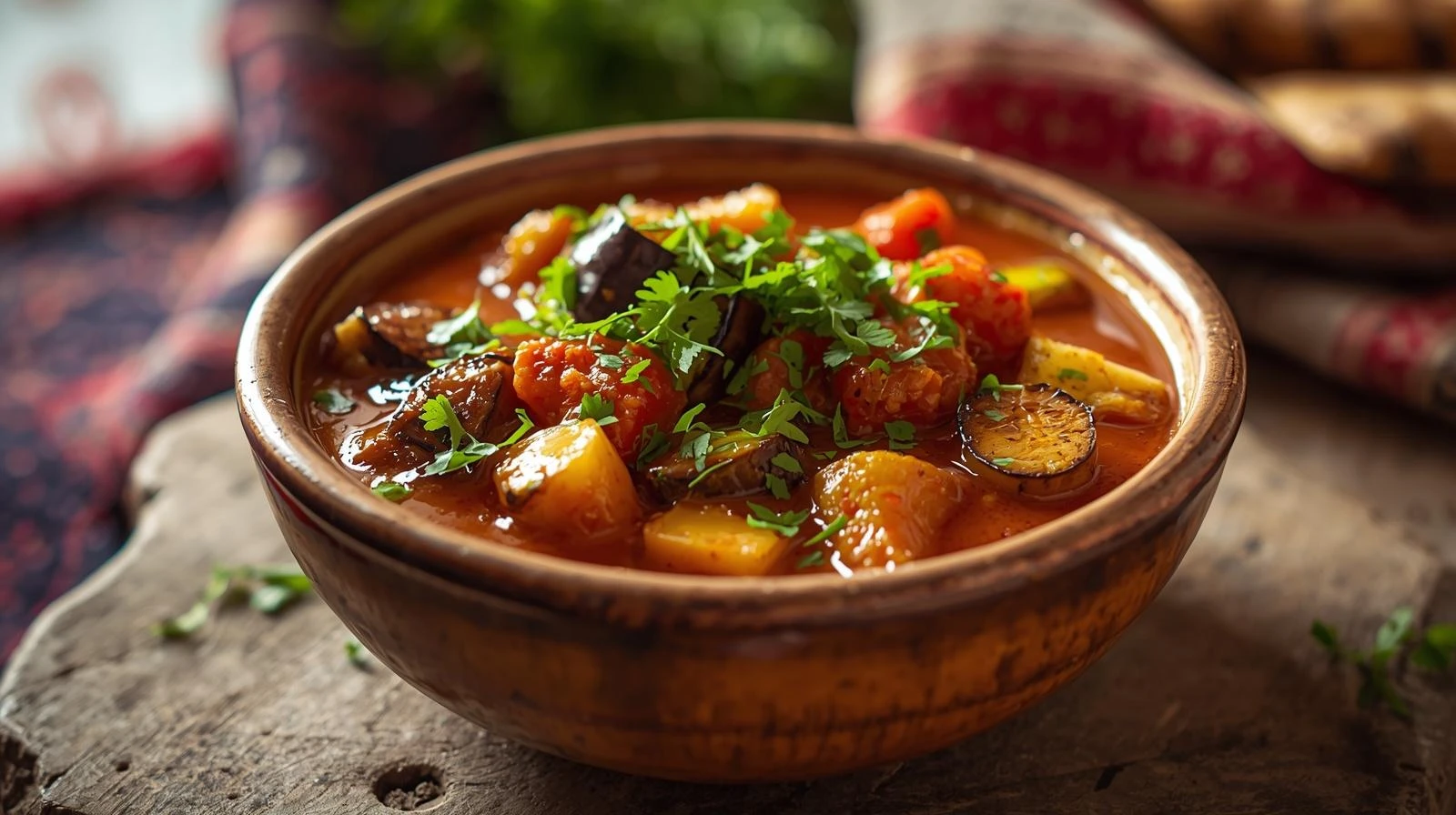 Cozy & Hearty Zaalouk Veggie Stew in Slow Cooker 3 loprgkm www.moroccaneats.com