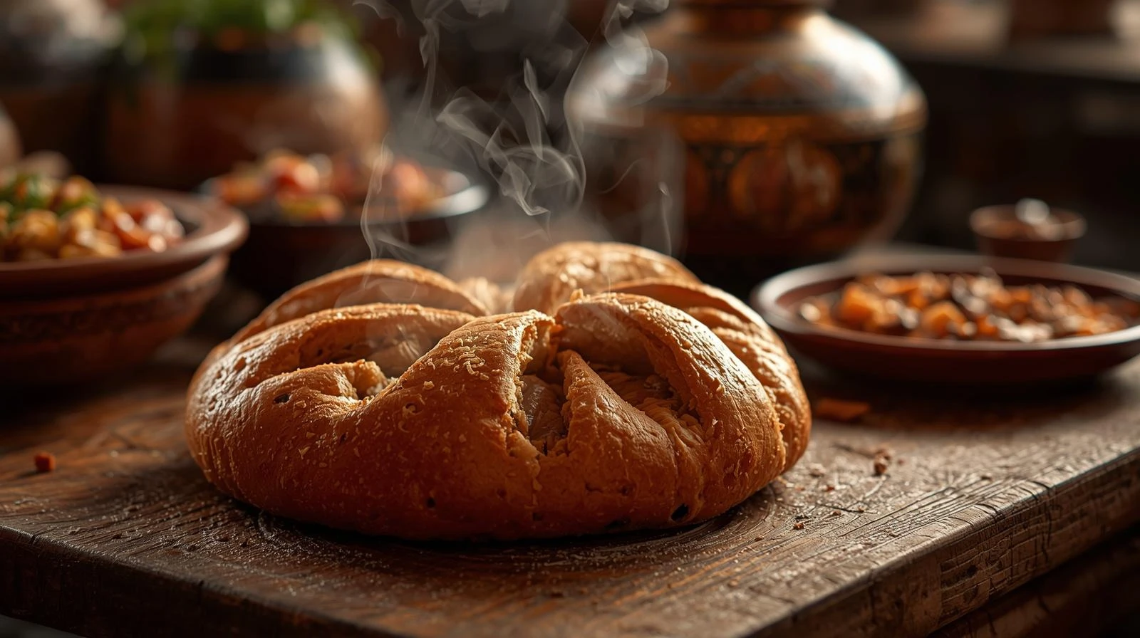 Moroccan Khobz b’Shahma