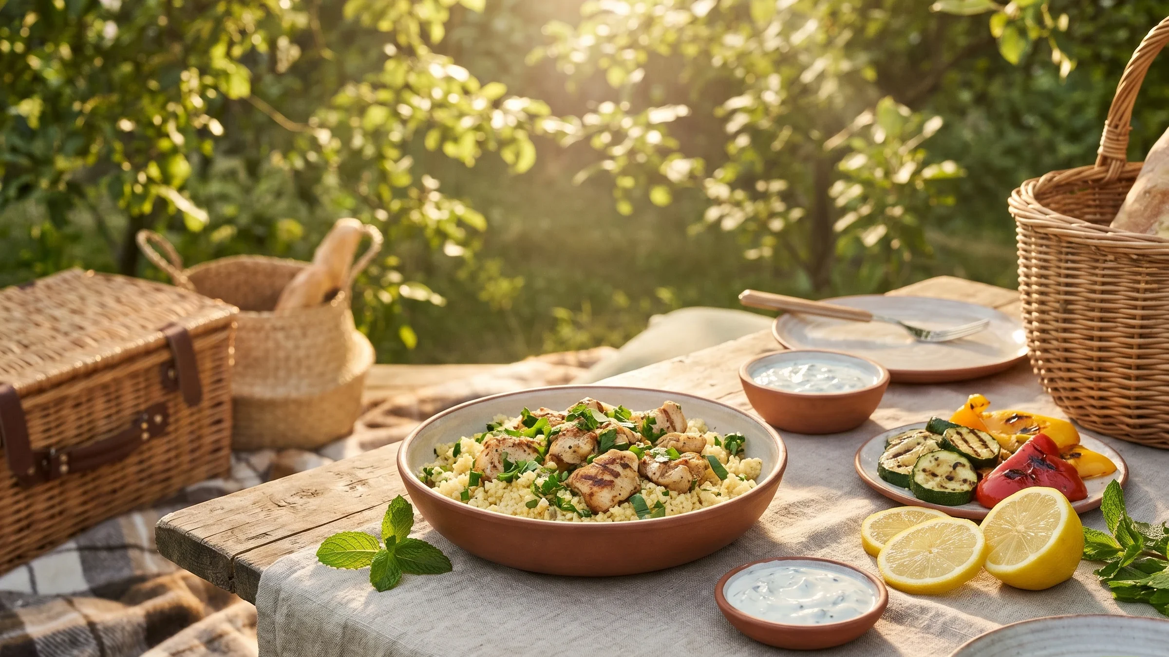 Amazing Summer Couscous with Chicken & Herbs in 30 Minutes You’ll Love 7 6315dce8 96b3 4f2e a985 34f92a582bc9 edited www.moroccaneats.com