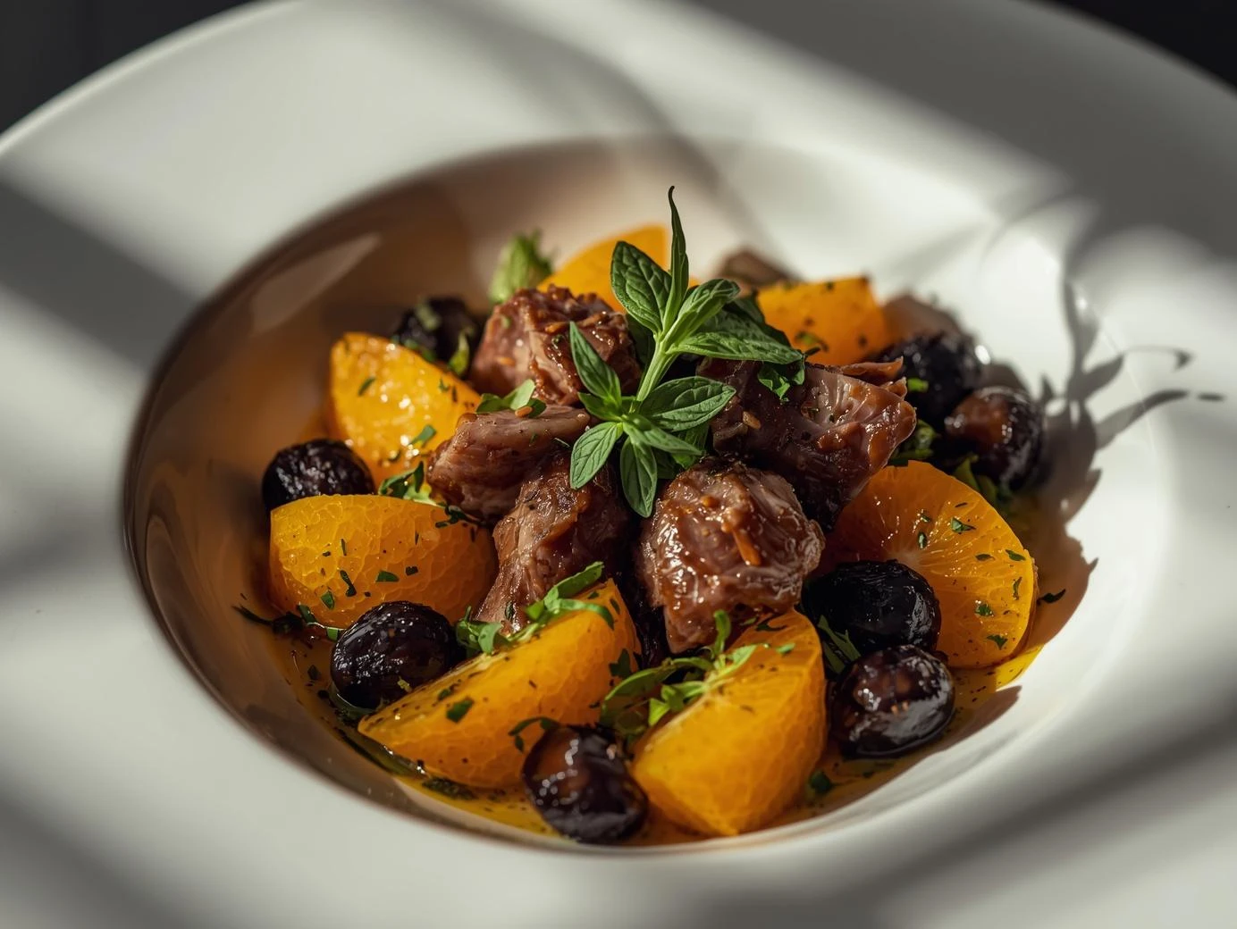 Orange & Olive Lamb Salad You Shouldn’t Miss 8 hero www.moroccaneats.com
