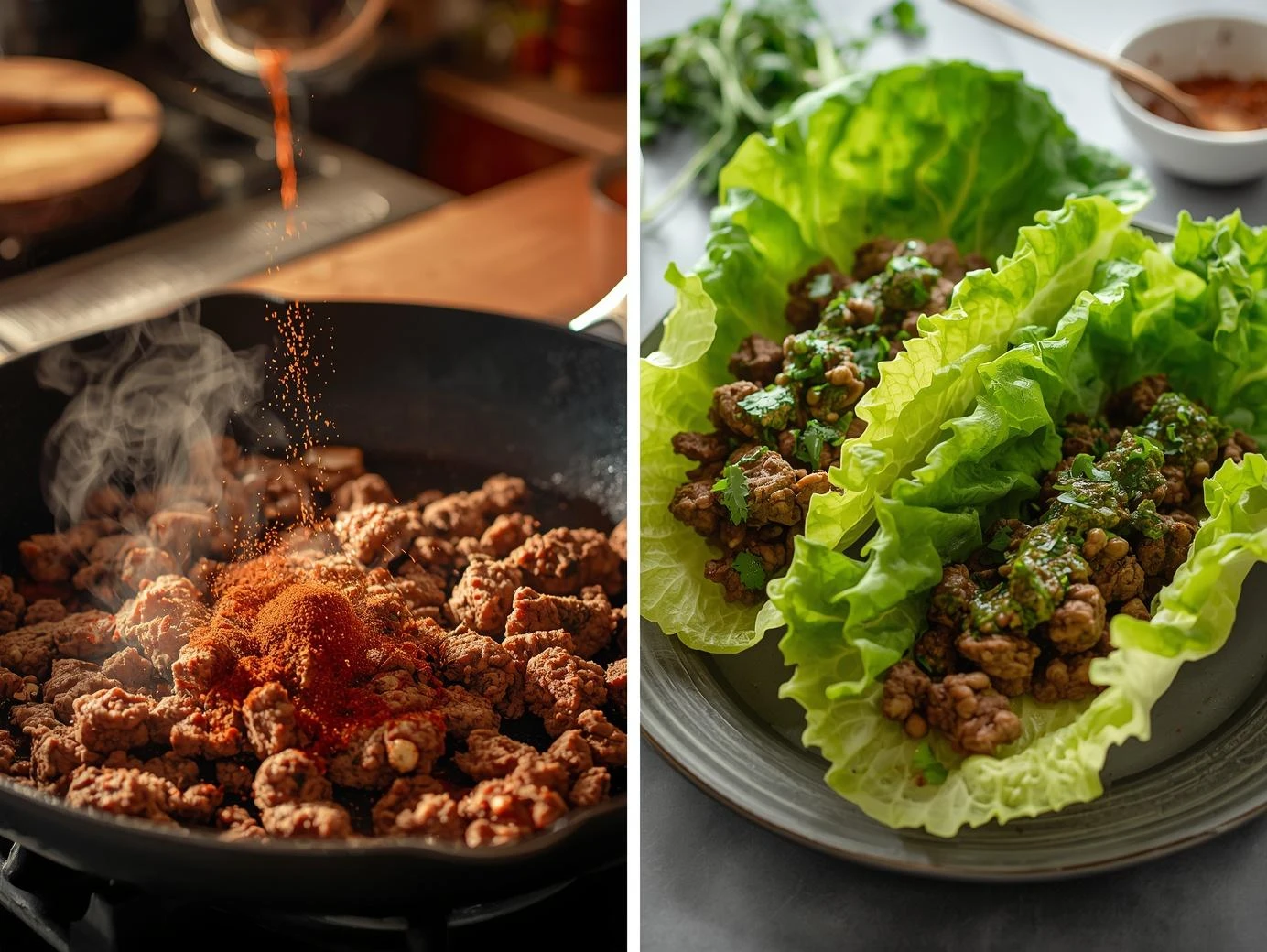 Lamb & Chermoula Lettuce Wraps That Make Every Bite Amazing 7 plkmdjncso www.moroccaneats.com