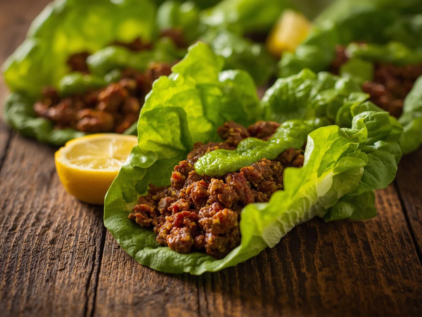 Lamb & Chermoula Lettuce Wraps That Make Every Bite Amazing 3 wrapit to the meal www.moroccaneats.com