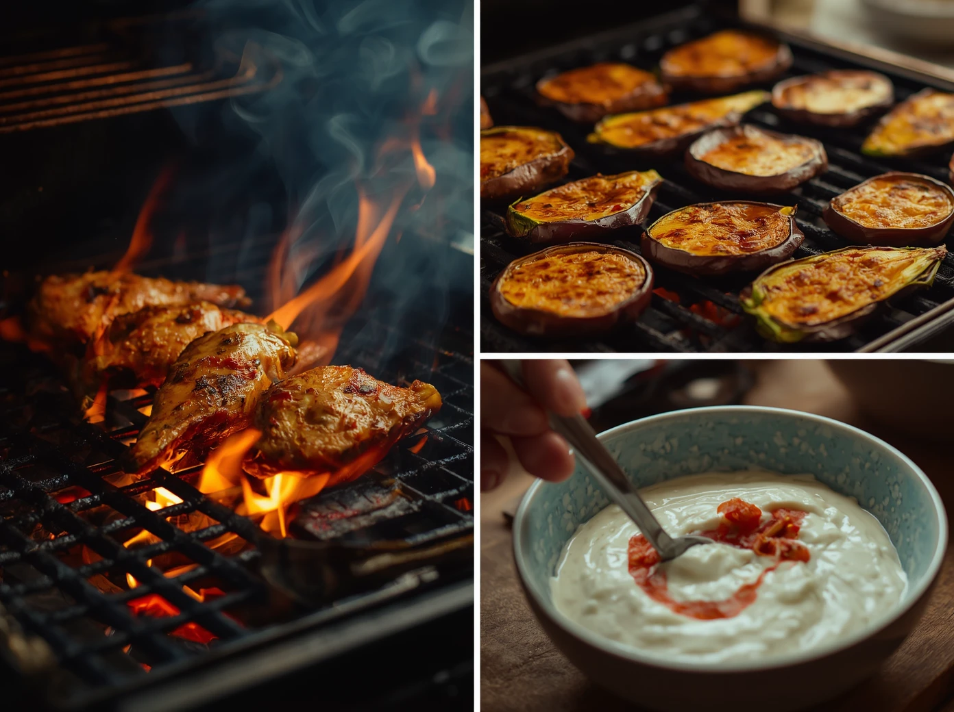 Moroccan Must-Try Grilled Chicken & Eggplant 5 steps www.moroccaneats.com