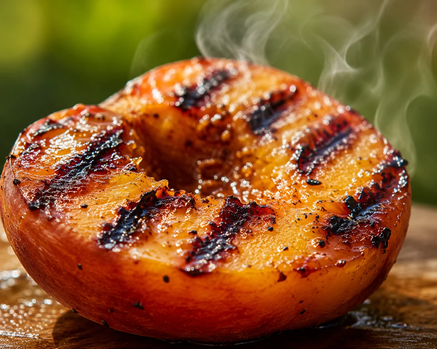 grilled peach salad